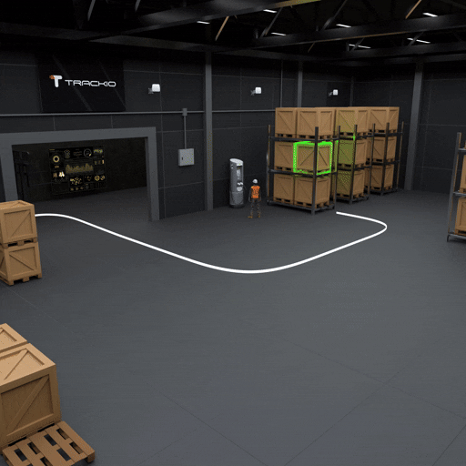 Forklift navigation UWB RTLS