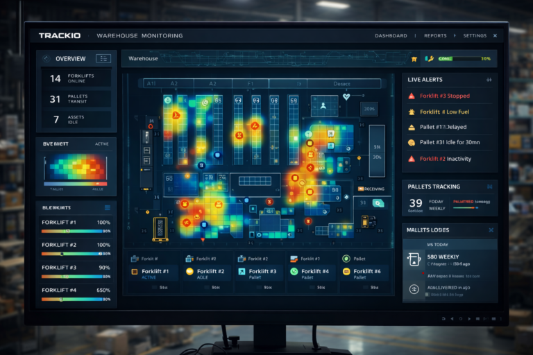 real-time warehouse visibility dashboard reducing warehouse productivity loss
