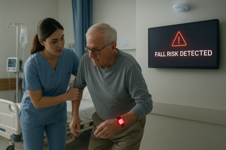 UWB in Healthcare fall detection alert in action