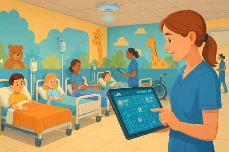 Real-time pediatric patient monitoring using UWB in Healthcare